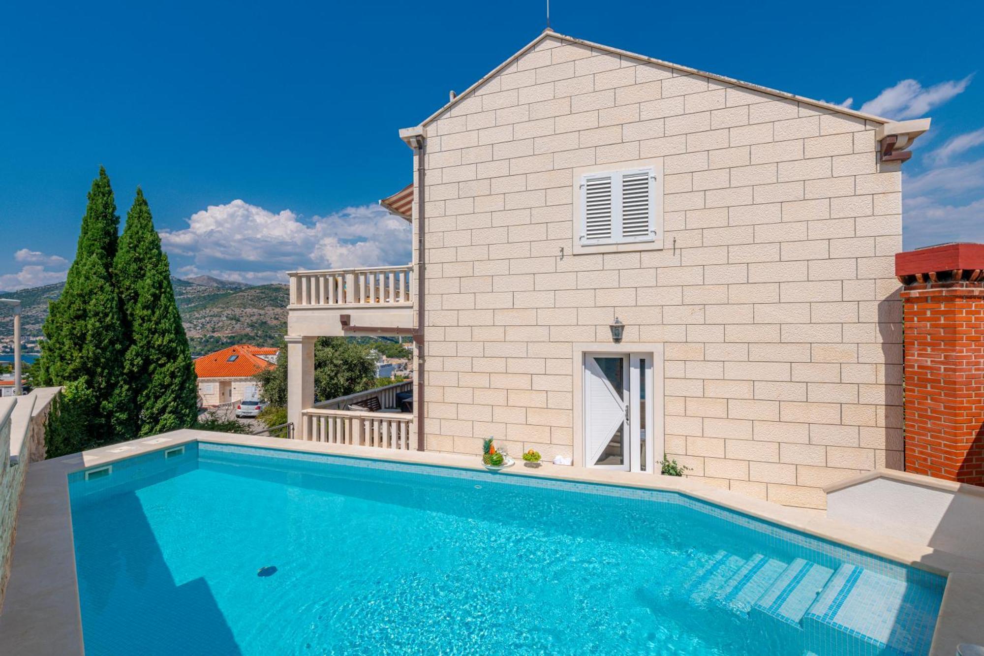 דוברובניק Apartment Barbara With Private Pool מראה חיצוני תמונה